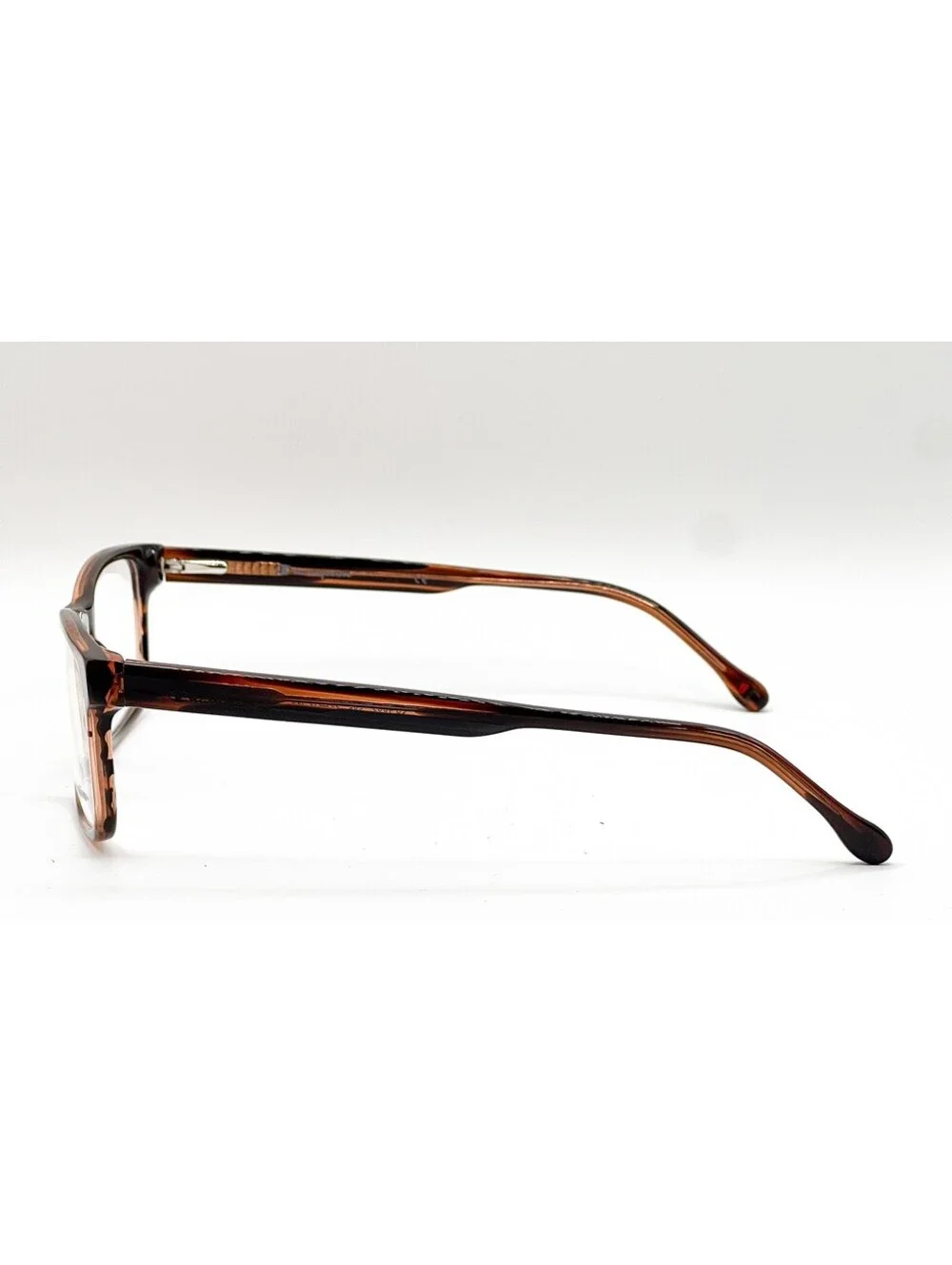 Champion CU 4003 C02 Brown Stripe Rectangle Authentic Eyeglass Frames 59-19-150